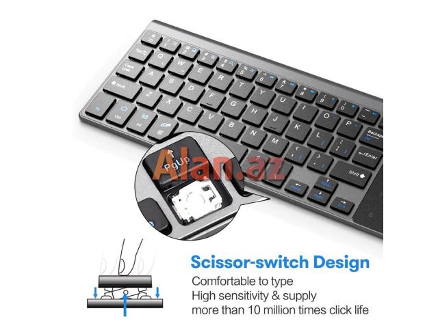 XBOSS P19 Nazik Naqilsiz Mini USB Klaviatura