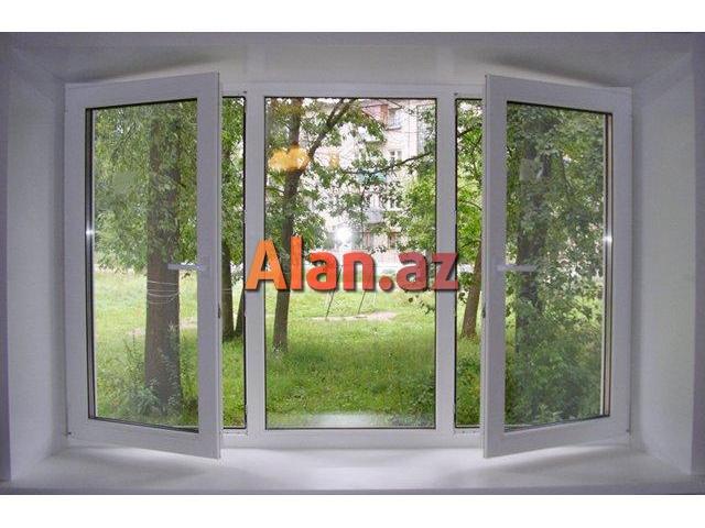 Plastik pencere. PVC qapi - Pəncərə sati