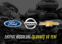 Nissan Ford Chevrolet ehtiyat hisseleri