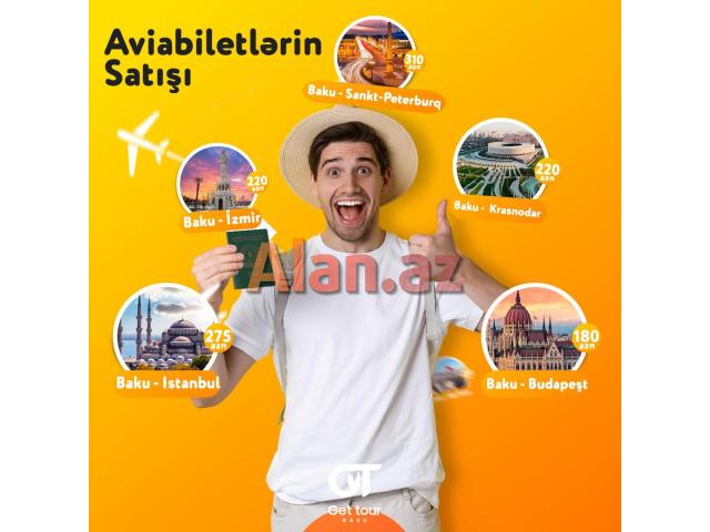 Aviabiletlerin satisi