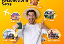 Aviabiletlerin satisi