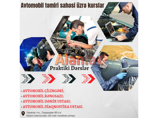 Avtomobil təmiri üzrə kurslar