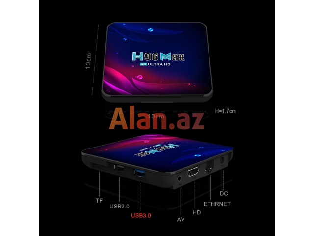 H96 Max Android 11 4/32Gb Tv Box