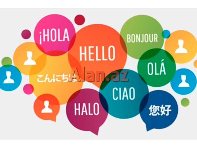 Xarici dil kurslari bütün dillər bir arada