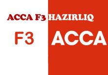 ACCA F3 hazirligi