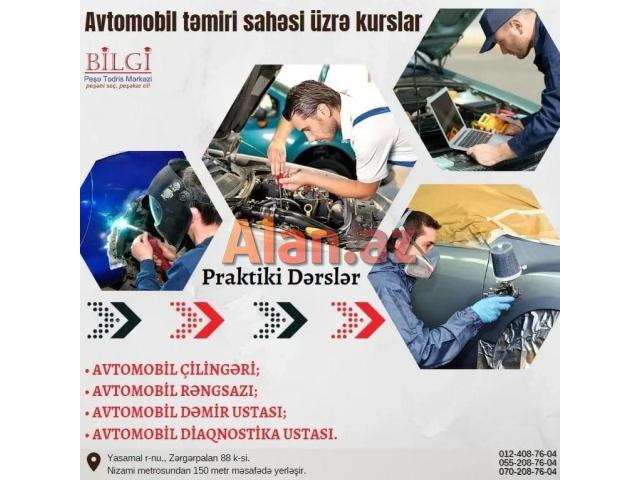 Avtomobil üzrə elektrik və diaqnostika ustası kursu