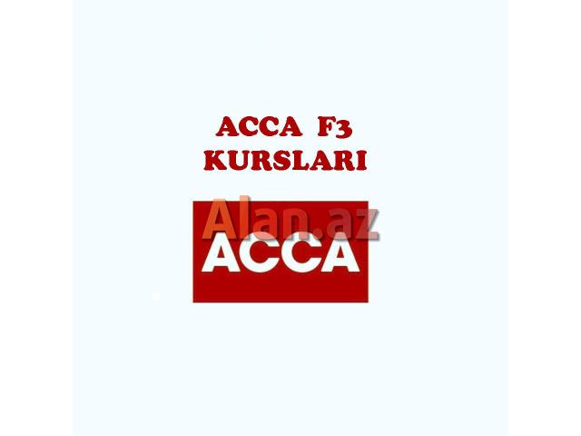 ACCA  F3 kursları Beynəlxalq mühasibatlıq