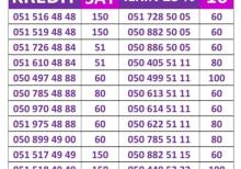 Azercell nömrələr