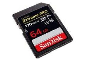 "Sandisk Extreme pro 64 GB 170mb/s " SD yaddaş kartı