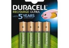 "Duracell Recharge Ultra AA" akkumulyator batareyaları