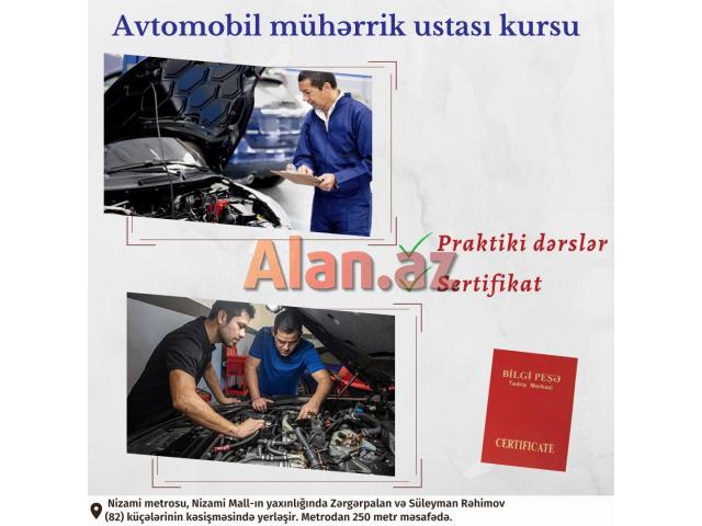 Avtomobil mühərrik ustası kursu