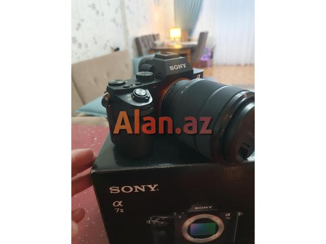Sony a7 ii + 28-70 lenslə birlikdə satılır.