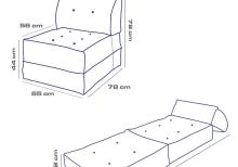 Türkiyə istehsalı Kreslo-yataq | MOKKA