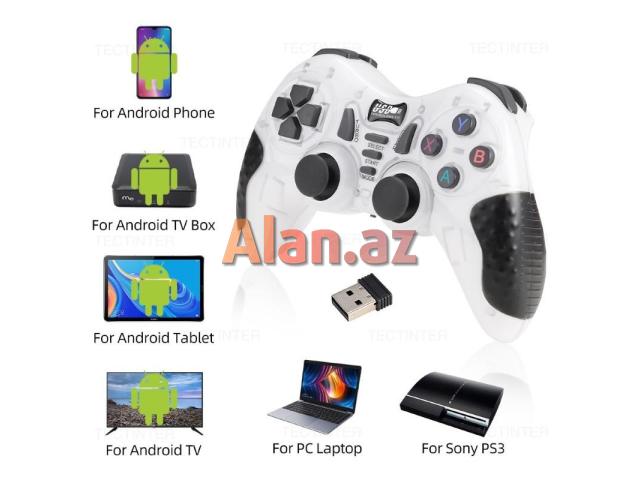 Oyun Konsolu 2.4Ghz Naqilsiz Android Tv box Kompüter Telefon Ps3 üçün