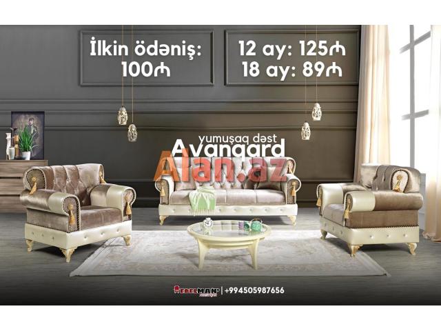 Avanqard divan-kreslo dəsti | KREDİTLƏ