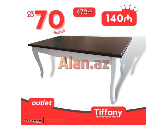 MDF masa (stol) | TİFFANY | 70% ENDİRİM (outlet)