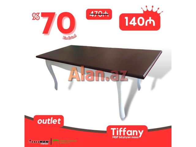 MDF masa (stol) | TİFFANY | 70% ENDİRİM (outlet)