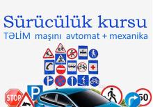 Suruculuk mektebi ve telim masini ile dersler