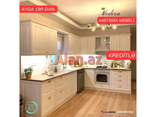 Modern mətbəx mebeli | KREDİTLƏ (2023)