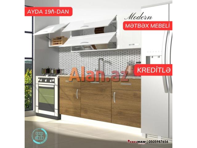 Modern mətbəx mebeli | KREDİTLƏ (2023)
