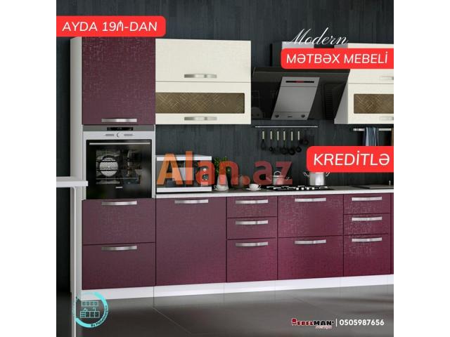 Modern mətbəx mebeli | KREDİTLƏ (2023)