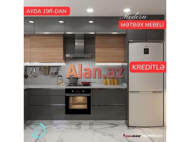 Modern mətbəx mebeli | KREDİTLƏ (2023)