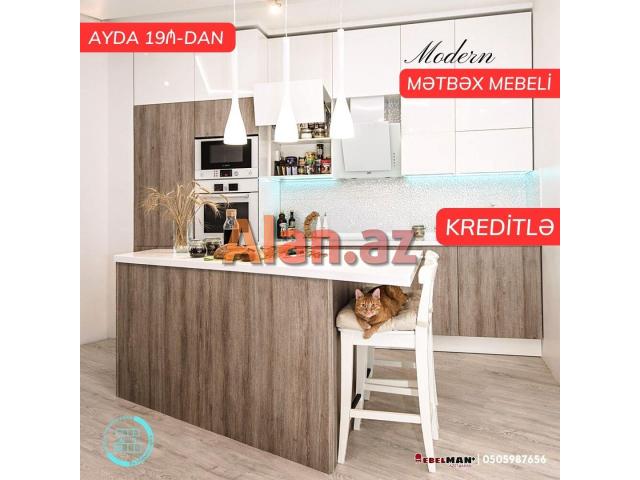 Modern mətbəx mebeli | KREDİTLƏ (2023)