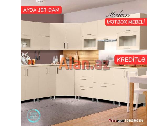 Modern mətbəx mebeli | KREDİTLƏ (2023)