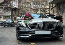 mercedes maybach bey gelin toy masini sifarisi