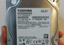 HDD 1tb Toshiba markasi.Sərt disk