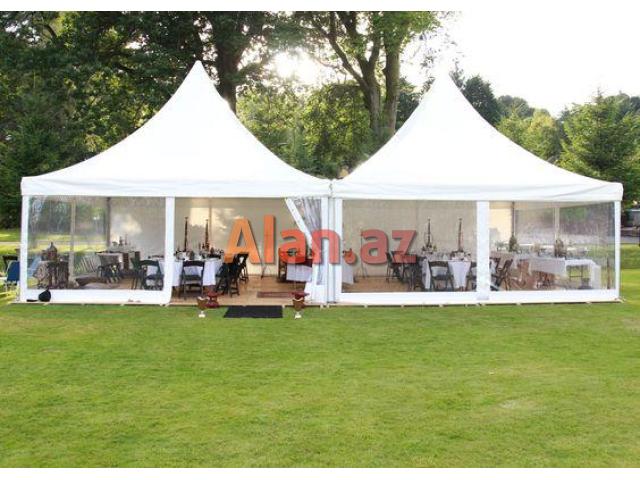 Sökülüb yığılan çadır