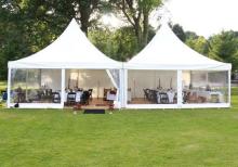 Sökülüb yığılan çadır