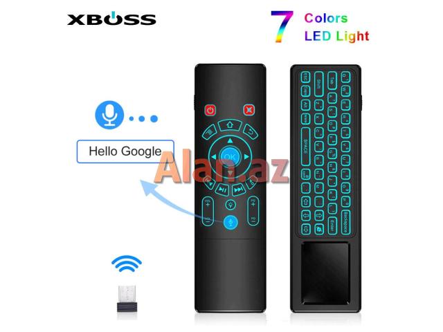 XBOSS T8 PLUS Naqilsiz Maus Mini USB Klaviatura Səs ilə İdarəetmə
