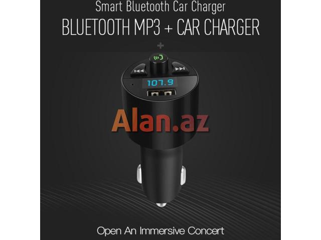 Bluetooth FM Modulyatoru, 2.5A Sürətli sarj