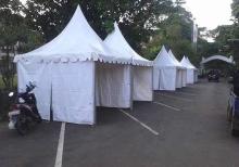 Sökülüb yığılan çadır