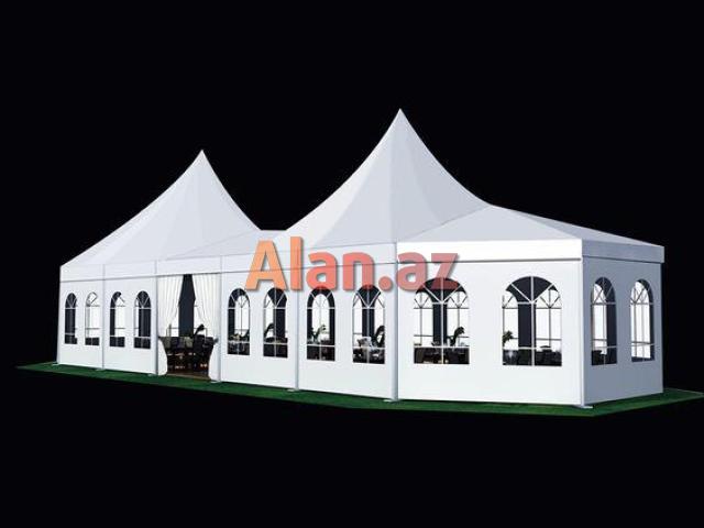 Sökülüb yığılan çadır