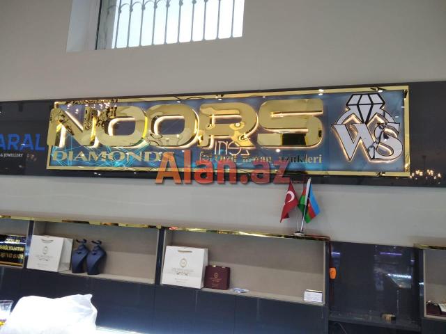 Işıqlı hərflər |Qızılı yazılar sifarişləri qəbul olunur