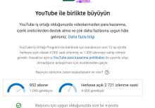 Youtube Kanalının 4000 Saatın Keçilməsi Xidməti.