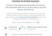 Youtube Kanalının 4000 Saatın Keçilməsi Xidməti.