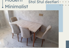 metbex stol stul dəstləri kreditle cehizlik