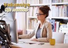 Ofis daxili part-time iş təklif olunur