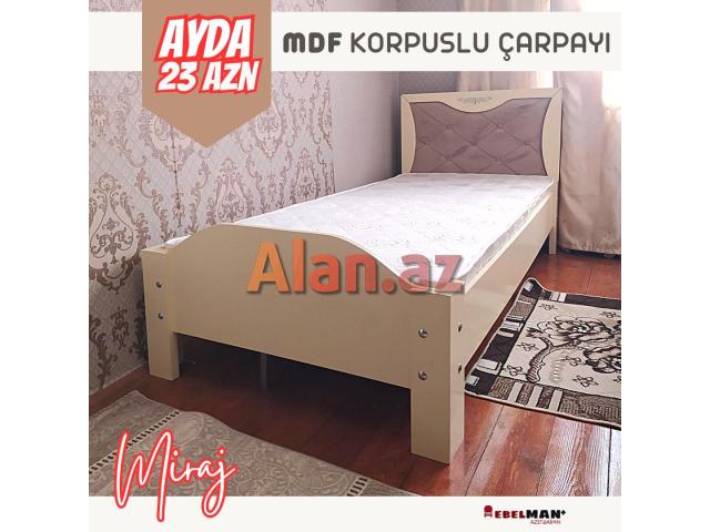 Təkadamlıq çarpayı MİRAJ MDF | KREDİTLƏ
