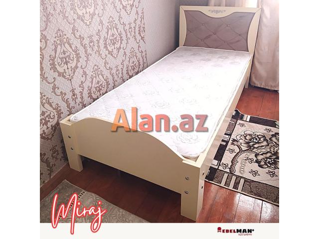 Təkadamlıq çarpayı MİRAJ MDF | KREDİTLƏ