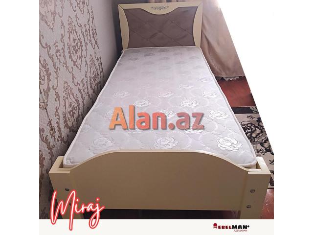 Təkadamlıq çarpayı MİRAJ MDF | KREDİTLƏ