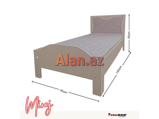 Təkadamlıq çarpayı MİRAJ MDF | KREDİTLƏ