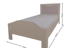 Təkadamlıq çarpayı MİRAJ MDF | KREDİTLƏ