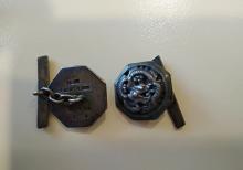 antik gümüş qol düymələri