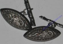 antik gümüş qol düymələri