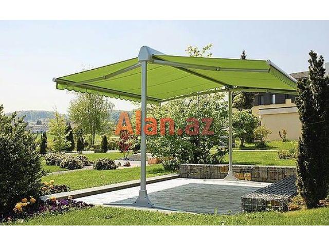 İki tərəfə açılan zontik