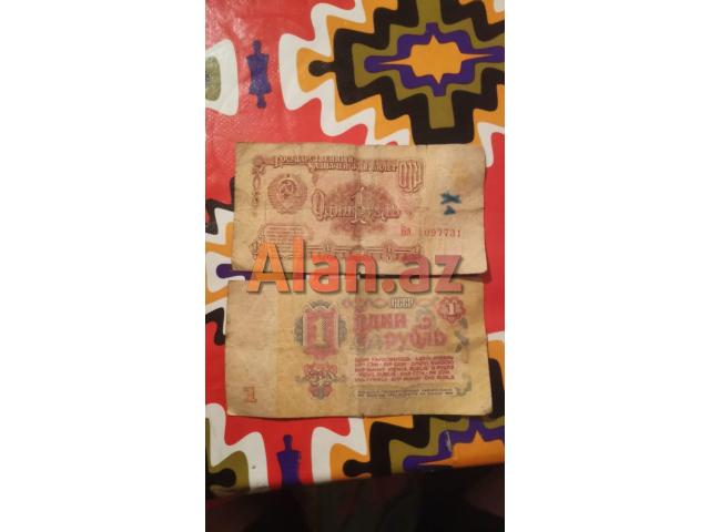 1961-ci ilin SSSR-inin 1 rublu satilir